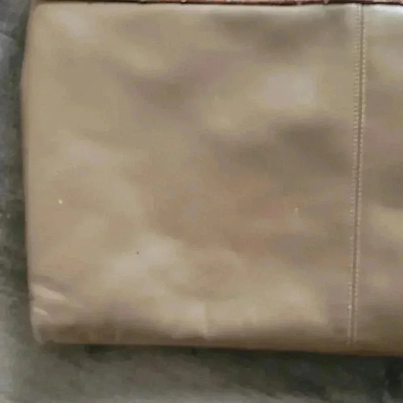 Vintage Coret Snakeskin Purse in Taupe - Picture 5 of 12